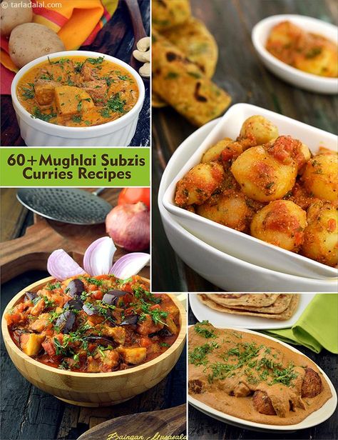 Mughalai Recipes, Methi Paneer, Aloo Baingan, Subzi Recipe, Food Details, Vegetable Curry Recipes, Dum Aloo, Paneer Dishes, Malai Kofta