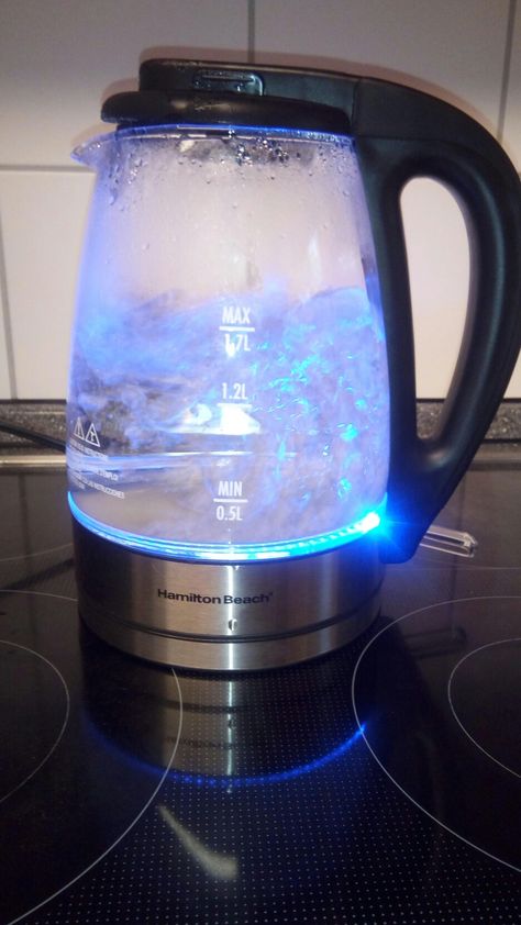 Hamilton Beach Electric Kettle Electric Tea Kettle, Hamilton Beach, Witchy Nails, Cuppa Tea, Tea Kettle, Electric Kettle, Light Fixtures, Electricity, Tea