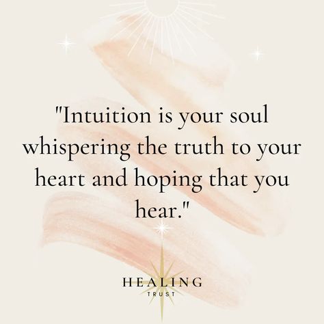 Trust Yourself Quotes, Manifest Your Life, Healing Quotes Spiritual, Intuition Quotes, Love Abundance, Trust Quotes, Spirit Quotes, Good Intentions, Soul Healing