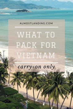 What to pack for Vietnam carry-on only + Printable Vietnam Packing List: Everything you need to know. Vietnam Packing List, Vietnam Vacation, Vietnam Holidays, Travel Packing List, Vietnam Travel Guide, Saigon Vietnam, Travel Destinations Asia, Asia Travel Guide, Southeast Asia Travel