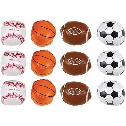 Vinyl Balls 12ct Sports Party Favors, Ball Birthday Parties, Sports Birthday Party, Ball Birthday, Party Favors For Kids Birthday, Sports Birthday, Sports Party, Kids Party Supplies, Sports Themed Party