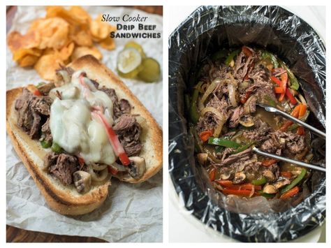 Maria's Mixing Bowl | Recipes, Cooking, DIY and More!! | Page: 2 Slow Cooker Drip Beef Sandwiches, Drip Beef Sandwiches, Drip Beef, Beef Sandwich Recipes, Beef Sandwiches, Italian Cream Cakes, Italian Cream, Beef Sandwich, Chicken Slow Cooker Recipes