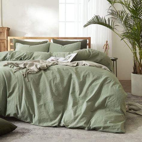 Light Green Bedding, Sage Green Duvet Cover, Sage Green Duvet, Green Duvet Cover, Green Bedding Set, Modern Bed Set, Green Comforter, Colorful Comforter, Green Duvet