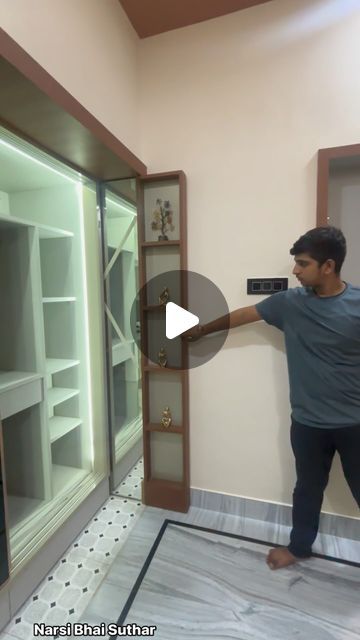 Narsi Bhai Suthar on Instagram: "hidden bedroom sliding dressing door surface wardrobe wall side system 2024 https://youtu.be/tnHpSDV-UZs?si=vtRwpHe3HyGuoHCK" Sliding Dressing Mirror, Dressing Wardrobe With Mirror, Hidden Sliding Doors In Wall, Hidden Dressing Table In Wardrobe, Hidden Mirror In Wardrobe, Hidden Dressing Table, Hidden Bedroom Door, Dressing Table Inside Wardrobe, Mirror Wardrobe Doors