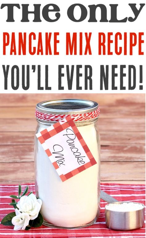 Pancake Mix Storage, Waffle Churros, Easy Pancake Mix Recipe, Homemade Pancake Mix Easy, Homemade Pancake Mix Recipe, Brunch Casseroles, Easy Pancake Mix, Easy Homemade Pancakes, Pancake Mix Recipe