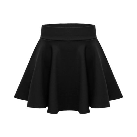 PRICES MAY VARY. Easy to Match: Easy to pair with tops in all seasons Built-in Shorts: Stretchy fabric with concealed shorts, not see through Flared Style: Flare A line skater skirt with high waist for amazing outfit Suitable Occasions: Wear to school, office, dates, parties Refer to size chart in description for best fit FRD2Y Women's Basic Versatile Stretchy Flared Casual Mini Skater Skirt With Shorts Shein Black Skirt, Cute Black Skirts, Short Black Skirts, Black School Skirt, Flare Skirt Outfit, Basic Black Skirt, Shirt With Skirt, Cute Black Skirt, Flared Skater Skirt