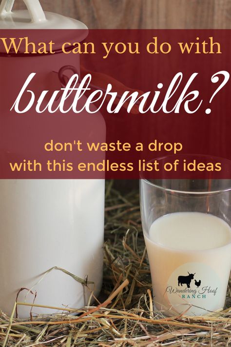 How To Make Butter From Buttermilk, What Do You Use Buttermilk For, Dessert Recipe With Buttermilk, Fresh Buttermilk Recipes, Recipes With Butter Milk, How To Use Up Buttermilk, Things To Do With Buttermilk, How To Use Buttermilk, Leftover Buttermilk Recipes