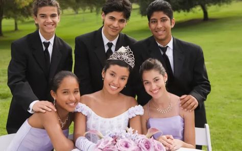 What to wear to a Quinceanera as a guest Quinceanera Court Outfits, Quince Court, Quinceanera Court, Lavish Party, Court Outfit, Sweet 15 Party Ideas Quinceanera, Sweet 15 Party Ideas, Open Dance, Latin Culture