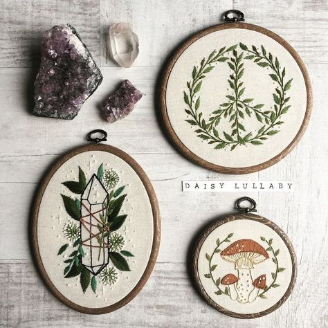 Witch Embroidery: 20 Works by Paige Ashleigh for those who Believe in Magic, фото № 29 Witch Embroidery, Magic Embroidery, Believe In, Cute Embroidery, Simple Embroidery, Sewing Embroidery Designs, Hand Embroidery Art, Hand Embroidery Stitches, Believe In Magic