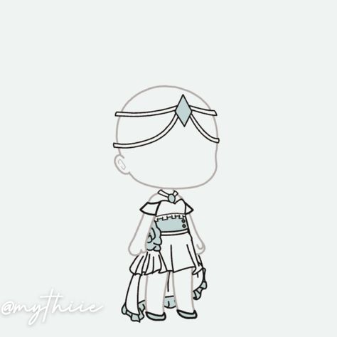 Gacha Life Princess Outfits, Gacha Princess Outfits, Gacha Life Dress Ideas, Royal Outfits Princesses, Gachalife Outfits, Gacha Life Outfit, Elsa Outfit, Outfit Gacha, Queen Outfits