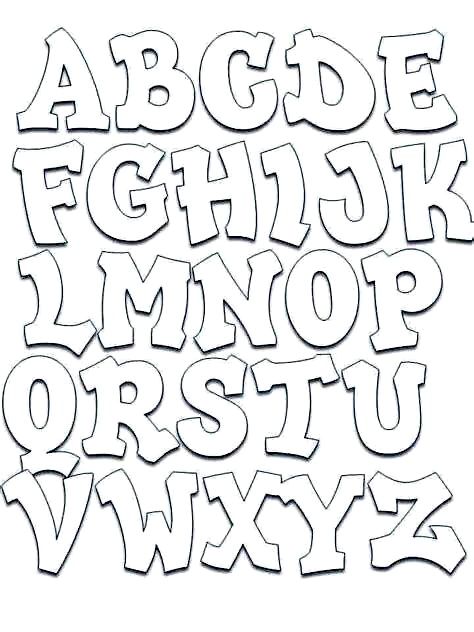 Hand Lettering Fonts Alphabet Bold, Alpha Doodle Font, Big Fonts Alphabet, Graffiti Lettering Fonts Alphabet, Graffiti Lettering Alphabet Fonts Style, Cool Lettering Styles, Lettering Styles Alphabet Fonts, Graphic Letters Alphabet, Alphabet Stencils Printables Free