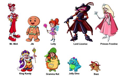 candy land Candy Land Pieces, Original Candy Land Characters, Candyland Board Game Characters, Candyland Characters Image, Candy Land Characters Printables, Candyland People, Candyland Game Pieces Diy, Candy Land Characters Costumes, Candyland Characters Costumes