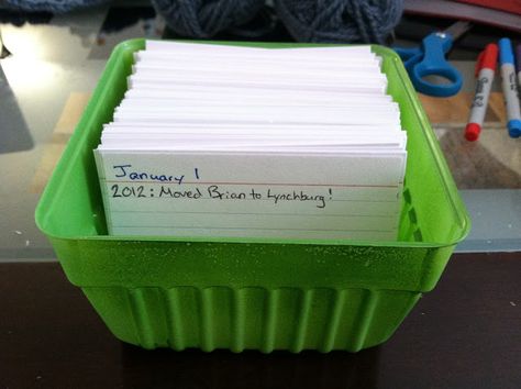 Fun Things To Do With Index Cards, Index Card Crafts, Index Cards Ideas, Diy Index Cards, Making Gift Boxes, Index Card Holders, Card Calendar, Diy Floating Candles, Life Planning