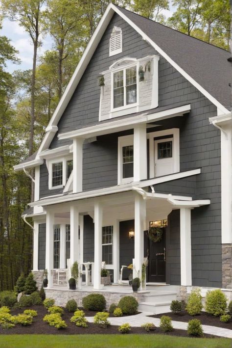 Vinyl siding, home exteriors, choosing siding materials, maintenance-free siding Insulated Vinyl Siding, Vinyl Siding House, Vinyl Siding Colors, Light Oak Floors, Coastal Color Palette, Normal House, Types Of Siding, Vinyl House, Siding Colors