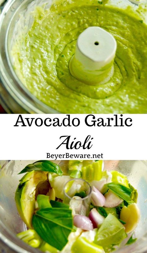 Want to add a burst of flavor to your sandwiches or find a new dip for your veggies? This avocado garlic aioli recipe will be your new favorite summer condiment. #Aioli #Sauce #Recipe #Avocado #Garlic Aioli Sauce Recipe, Garlic Aioli Recipe, Aioli Sauce, Aioli Recipe, Homemade Condiments, Condiment Recipes, Garlic Aioli, Avocado Recipes, Homemade Sauce