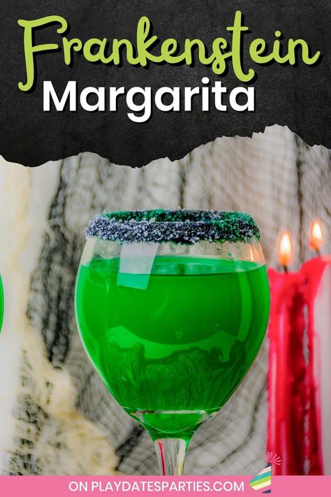 Green Halloween Alcoholic Punch, Spooky Halloween Margaritas, Witches Brew Margarita, Green Colored Drinks, Nightmare Before Christmas Drink Recipes, Green Halloween Cocktails Recipes, Green Martini Recipes, Halloween Punch With Tequila, Green Halloween Food Ideas