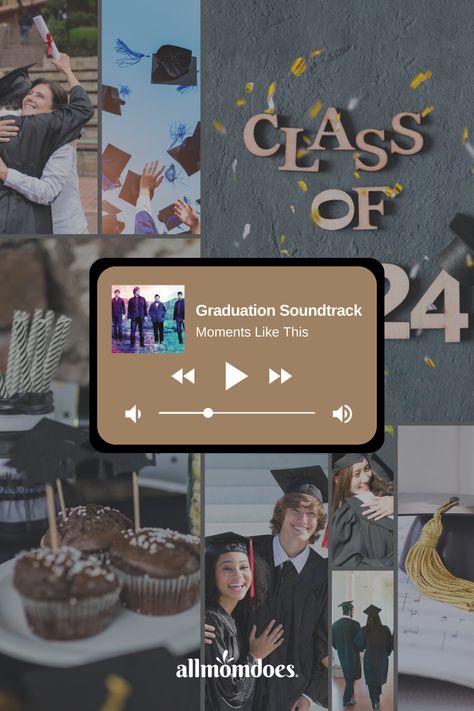 We have the perfect graduation slideshow songs for you! Whether you have a College Grad, a High School Senior, a Sixth-Grade promotion ceremony or a Kindergartner with a construction paper hat and yarn tassel, we’ve got you covered for the perfect tear-inducing soundtrack for the big celebration! Songs For Graduation, Grad Songs, Slideshow Songs, Promotion Ceremony, Graduation Songs, Jeremy Camp, Anthem Lights, Matthew West, Yarn Tassel