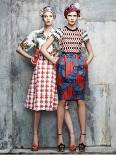 Marni prints Maximalist Fashion, Mode Prints, Style Africain, Afrikaanse Mode, Stella Jean, Looks Street Style, Outfit Trends, Matches Fashion, Pattern Mixing