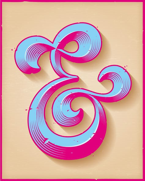 Ampersand created for a Facebook chalenge Lettering Challenge, Interior Designer Logo, Modern Lettering, Type Illustration, 카드 디자인, Typography Layout, Letter Design, Graffiti Lettering, Typography Letters