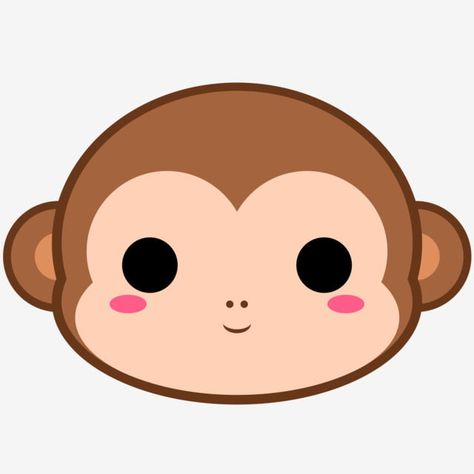 monkey,brown,cute,chibi,cartoon,animal,wild animal,jungle,forest,animal clipart,monkey clipart,cute clipart,cartoon clipart,forest clipart,head clipart,jungle clipart Monkey Cute Drawing, Monkey Face Drawing, Pet Wallpaper, Monkey Icon, Kids Animation, Monkey Drawing, Cartoons Characters, Monkey Illustration, Characters Cartoon