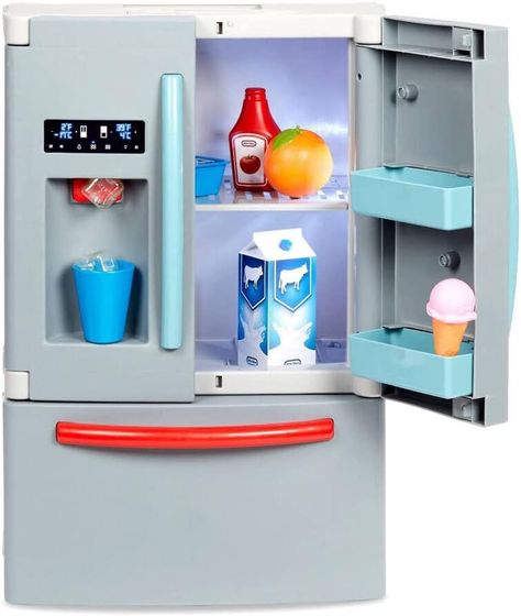 Little Tikes First Fridge - Interactive & Realistic Refrigerator - With Light & Sounds - Pretend Play Appliance for Kids Playset Accessories, Kitchen Set Up, Kids Play Kitchen, Play Kitchen Sets, Unique Toys, Little Tikes, Toy Kitchen, Play Toys, Kitchen Set