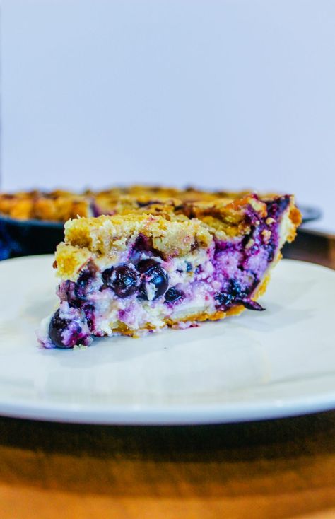 Sour Cream Blueberry Pie The Southern Lady Cooks, Blackberry Sour Cream Pie, Sour Cream Blueberry Pie, Blueberry Sour Cream Pie, Blueberry Cream Pie, Sour Cream Pie, Easy Blueberry Pie, Blueberry Cream Pies, Almond Pie