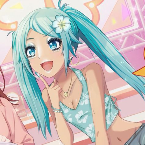 GYARU MIKU !!! Gyaru Hatsune Miku, Card Edits Pjsekai, Miku Random, Gyaru Miku, Gyaru Icon, Project Sekai Cards, Gyaru Anime, Miku Pfp, Estilo Emo