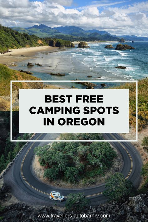 Are you ready to leave city life behind and get that off-grid experience? 

Below, you’ll find the best free camping spots in Oregon, along with the facilities and nearby attractions you’ll find at each, making planning your road trip easier than ever and making sure you keep more of your hard-earned cash in your pocket! Camping Oregon, Los Angeles Road Trip, San Francisco Road Trip, Oregon Camping, Campervan Rental, Best Campgrounds, Free Camping, Las Vegas Trip, Camping Spots