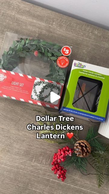 Dollar Tree Lantern Centerpieces, Christmas Latern Centerpieces, Dollar Tree Lanterns Diy Christmas, Decorating Lanterns Ideas, Dollar Tree Lanterns Diy, Christmas Latern, Light Up Garland, Diy Outdoor Lanterns, Do It On A Dime