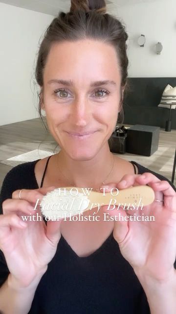 How To Dry Brush Your Face, Facial Dry Brushing, Dry Brush Face, Dry Brushing Face, Holistic Esthetician, Relieve Congestion, Primally Pure, Nontoxic Beauty, Smooth Skin Texture