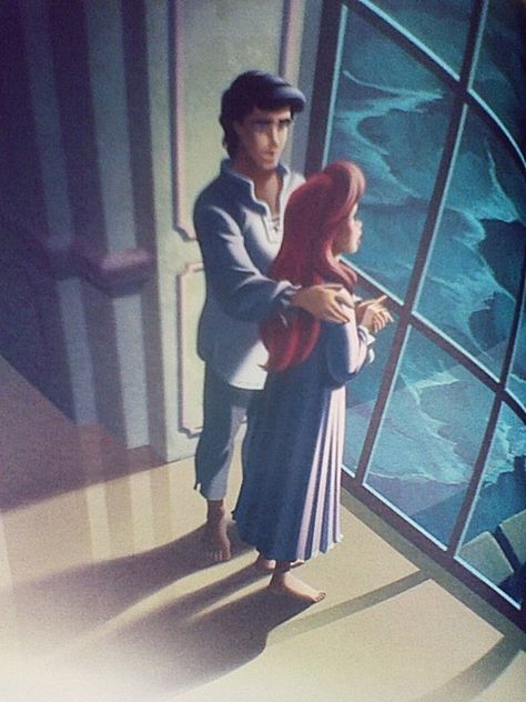 PJs - Ariel and Prince Eric - The Little Mermaid Ariel And Eric, Disney Princess Ariel, Mermaid Disney, Prince Eric, Princess Ariel, Princesa Disney, Disney Ariel, Arte Disney, Disney Couples