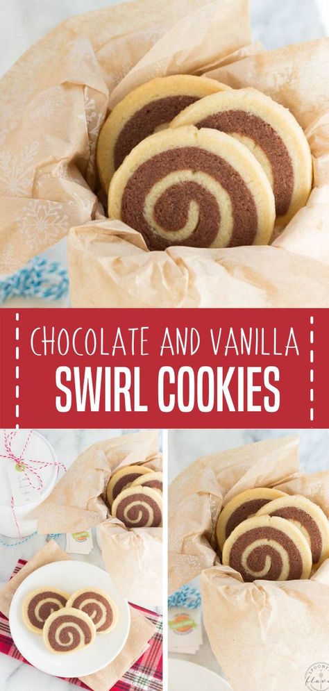 Shortbread Swirl Cookies, Swirl Cookies Recipe, Impressive Christmas Cookies, Impressive Cookies, Fire Cookies, Chocolate Swirl Cookies, Chocolate And Vanilla Swirl, Epic Cookies, Swirl Cookies