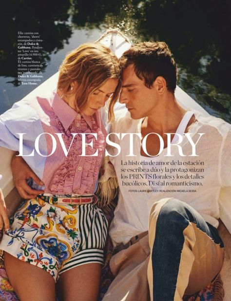 Cato Van Ee ELLE Spain Romantic Couple Style Fashion Editorial Fashion Editorial Couple, Sunday Picnic, Marie Claire Australia, Elle Spain, Grazia Magazine, Elle Us, Vogue Spain, Vogue Japan, 2021 Fashion