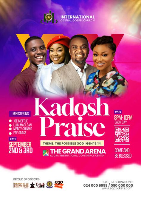 Praises and Worship Event Praise And Worship Flyer Design, Worship Flyer Design, Worship Flyer, Service Poster, September Themes, Bedroom Plan, Africa Art Design, Kindle Book Cover, Church Poster Design