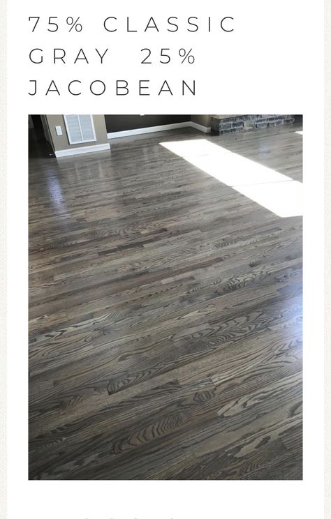 Grey Wash Flooring, Gray Brown Hardwood Floors, Gray Floor Stain, Dark Grey Wood Floors, Hardwood Floor Stain Colors, Light Grey Flooring, Stained Wood Beams, Grey Wooden Floor, Floor Stain Colors