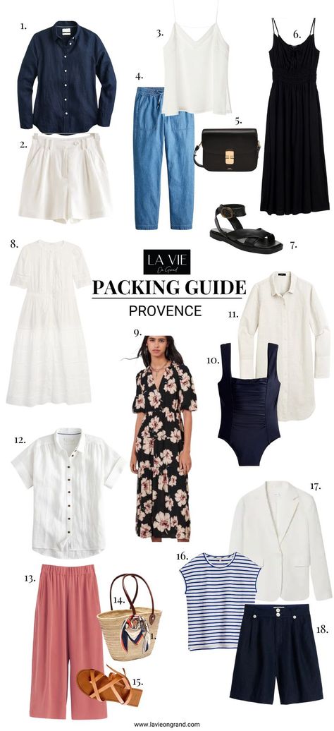 18 clothing pieces to pack for Provence. Everything from linen dresses to pants, to shorts and tops. Parisian Look, Style Rut, Beautiful White Dresses, Beautiful Floral Dresses, Street Style Parisian, Paris Dresses, Paris Outfits, Lightweight Dress, Gap Dress