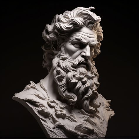 Zeus Sculpture Statues, Poseidon Statue Sculpture, Zeus Statue Sculpture, Hades Statue, Poseidon Sculpture, Zeus Sculpture, Poseidon Statue, Zeus Statue, Angel Statues Sculpture