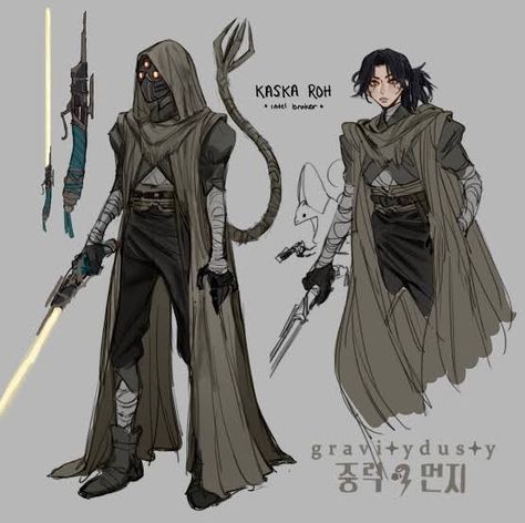 Star Wars Oc, Star Wars Bounty Hunter, Star Wars Light, Star Wars Character, Star Wars Characters Pictures, Star Wars Drawings, Star Wars Concept Art, Characters Inspiration Drawing, Star Wars Rpg