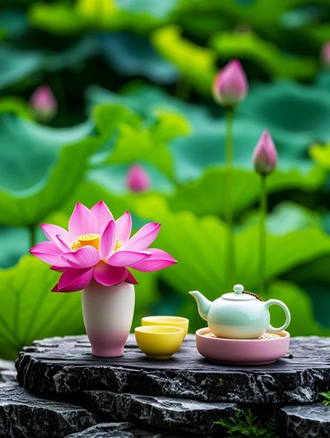 Lotus Wedding, Lotus Tea, Zen Tea, Tea Collection, Cute Cute, Drinks Recipes, Art And Photography, Pretty Flowers, Wedding Cake