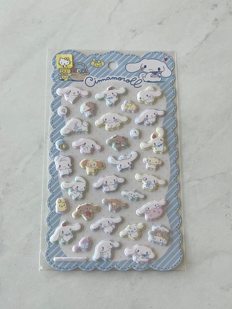 Cute Stickers To Buy, Cute Puffy Stickers, Puffy Stickers Aesthetic, Kawaii Puffy Stickers, Cinamoroll Stickers, Stickers To Buy, Cute Sticker Sheets, Sanrio Stickers, Stickers Collection