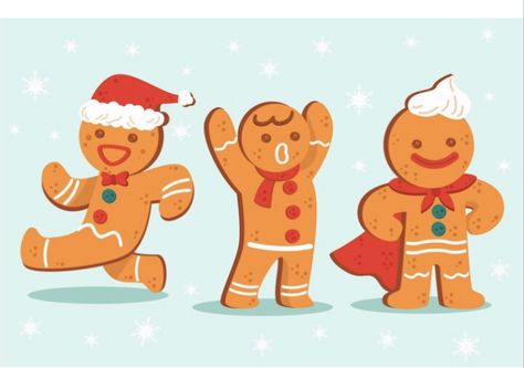 Ginger Bread Design, Ginger Bread Man Decorating, Ginger Bread People, Gingerbread Cookie Aesthetic, Santa Gingerbread Man, Gingerbread Cookie Illustration, Christmas Drawing References, Gingerbread Drawing, Gingerbread Cartoon