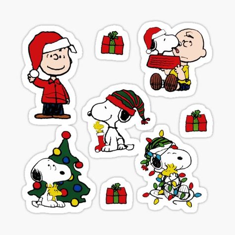 Christmas Stickers | Redbubble Disney Christmas Stickers, Cute Sticker For Journal, Christmas Cute Stickers, Printable Stickers Christmas, Cute Christmas Stickers Aesthetic, Snoopy Stickers Printable, Cute Christmas Stickers Printable, Christmas Stickers Printable Free, Aesthetic Christmas Stickers