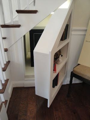 17 Clever Hidden Storage Ideas to Tame your Clutter | Portland Roofing | Keith Green Roofing Door Under Stairs, Ideas Armario, تحت الدرج, Stairs Renovation, Panic Rooms, Stairs Makeover, Staircase Storage, Under Stairs Cupboard, Under The Stairs