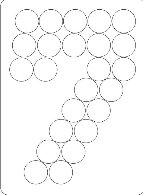 Pull apart #7 template Cupcake 7 Shape, Number 7 Pull Apart Cupcakes, 7 Pull Apart Cupcakes, 7 Cupcake Cake Number, Number 7 Cupcake Cake, 7 Cupcake Cake, Pull Apart Cupcake Cake Template, Long Coffin Nails Designs, Cupcake Cakes Pull Apart