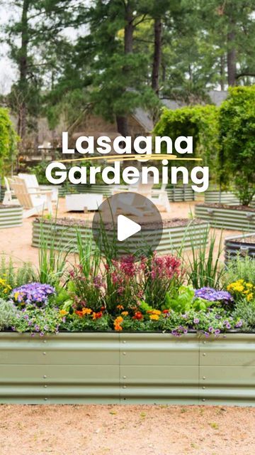 Vego Garden on Instagram: "Check out @gingerfootgarden's favorite way to fill raised beds: lasagna gardening! 🌱 Instead of filling up the raised beds entirely with soil, she layers compostable materials like cardboard, dry leaves, and other organic materials. Over time, worms and microorganisms break down the layers, creating nutrient-rich soil. It's a great way to use readily available materials and reduce the amount of soil needed. We hope you get inspired to get your garden ready this season!

Happy Gardening! 🌿✨

#lasagnagardening #raisedbeds #gardeningtips #gardeningcommunity #gardenprep" Lasagna Gardening Layers, Filling A Raised Garden Bed, Vego Garden, Lasagna Gardening, Garden Prepping, Edible Gardens, Dry Leaves, Garden Compost, Dry Leaf