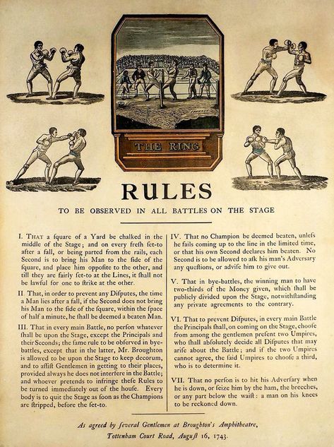 Joe Grim on Twitter: "Seven rules to bind them - the famous "Broughton's Rules" governing bareknuckle pugilism were agreed #OnThisDay in 1743 at champion Jack Broughton's ampitheatre in London.… https://t.co/EoVgVOjn0j" Popular Netflix Shows, Bare Knuckle Boxing, Regency London, Female Boxers, Boxing History, Bare Knuckle, Netflix Show, Boxing Champions, Shows On Netflix