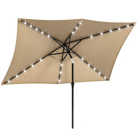 PRICES MAY VARY. TILT CRANK ADJUSTMENT- The 10ft umbrella has push botton tilt crank adjustment, According to the sun, adjust the orientation Angle of the umbrella through the button. Large shade for you and a set of furniture with sufficient coverage space, give you a leisure afternoon with your family QUALITY VENTED CANOPY- This outdoor patio umbrella has air-vented can keep a Good air circulation, upgraded 240g polyester fabric with PU coated, effectively resist UV rays, sun protection, water Umbrella Patio, Market Table, Table Umbrella, Outdoor Umbrella, Air Circulation, Uv Rays, Outdoor Patio, Patio Umbrella, Sun Protection