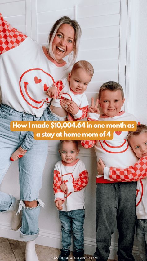 How I made $10,004.64 in one month as a stay at home mom of 4, blogging and content creating! (January 2023 blog income report) + Tips to starting your own blog! How to blog, make money blogging, blogging for beginners, content creator, grow your social media. Jobs for moms, stay at home mom job. #cassiescroggins #blogging #contentcreation Online Jobs For Moms, Content Creating, Month January, Income Report, Blog Income Report, Newborn Mom, Job Quotes, Jobs For Women, Creative Jobs