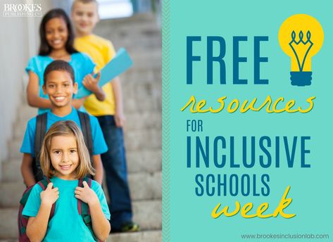 9 inclusion goals to work toward this school year, plus free resources for each one. Inclusive Schools Week Ideas, Inclusion Week Activities, Response To Intervention, Inclusive Education, Inclusion Classroom, School Week, School Team, Education Ideas, Teaching Tools