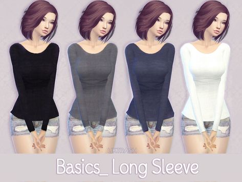 One Shoulder Shirt, Baggy Shirt, Plain White Shirt, Baggy Tops, Toddler Top, Sims 4 Teen, Los Sims, Shirts For Teens, Sims 4 Clothing